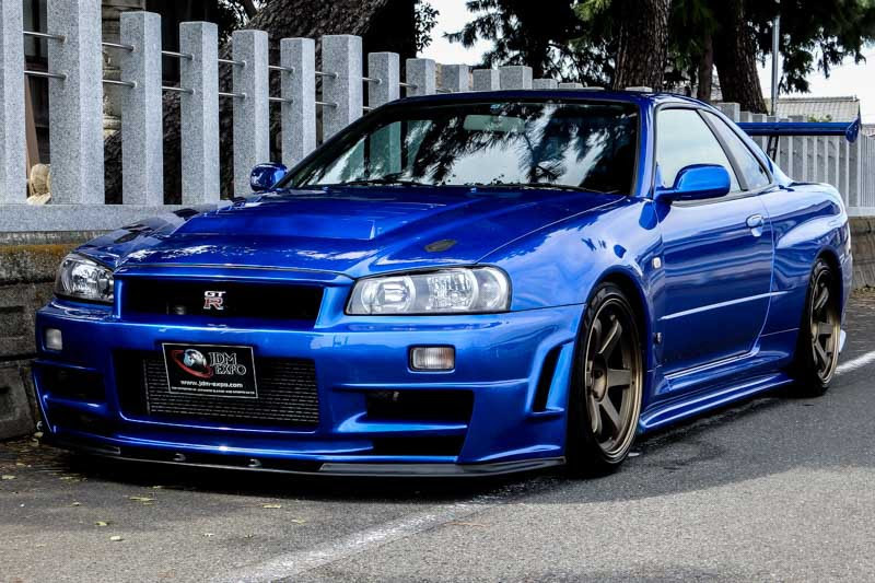 Nissan Skyline Gt R R34 Bayside Blue For Sale Import Jdm Cars To Usa