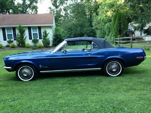 Find Used 1968 Ford Mustang Convertible V8 Auto Acapulco