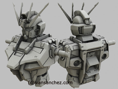 mobile suit gundam seed destiny infinite justice strike EVOLVE Perfect Grade freedom MG 3d mesh cg sandrum