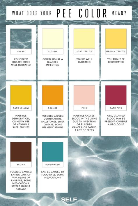  heres exactly what the color of your pee says about your health self