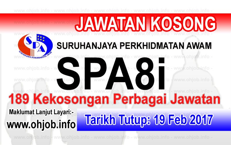 Jawatan Kerja Kosong SPA - Suruhanjaya Perkhidmatan Awam Malaysia logo www.ohjob.info februari 2017