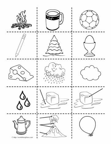 solid and liquid worksheet for grade 1 - Clip Art Library