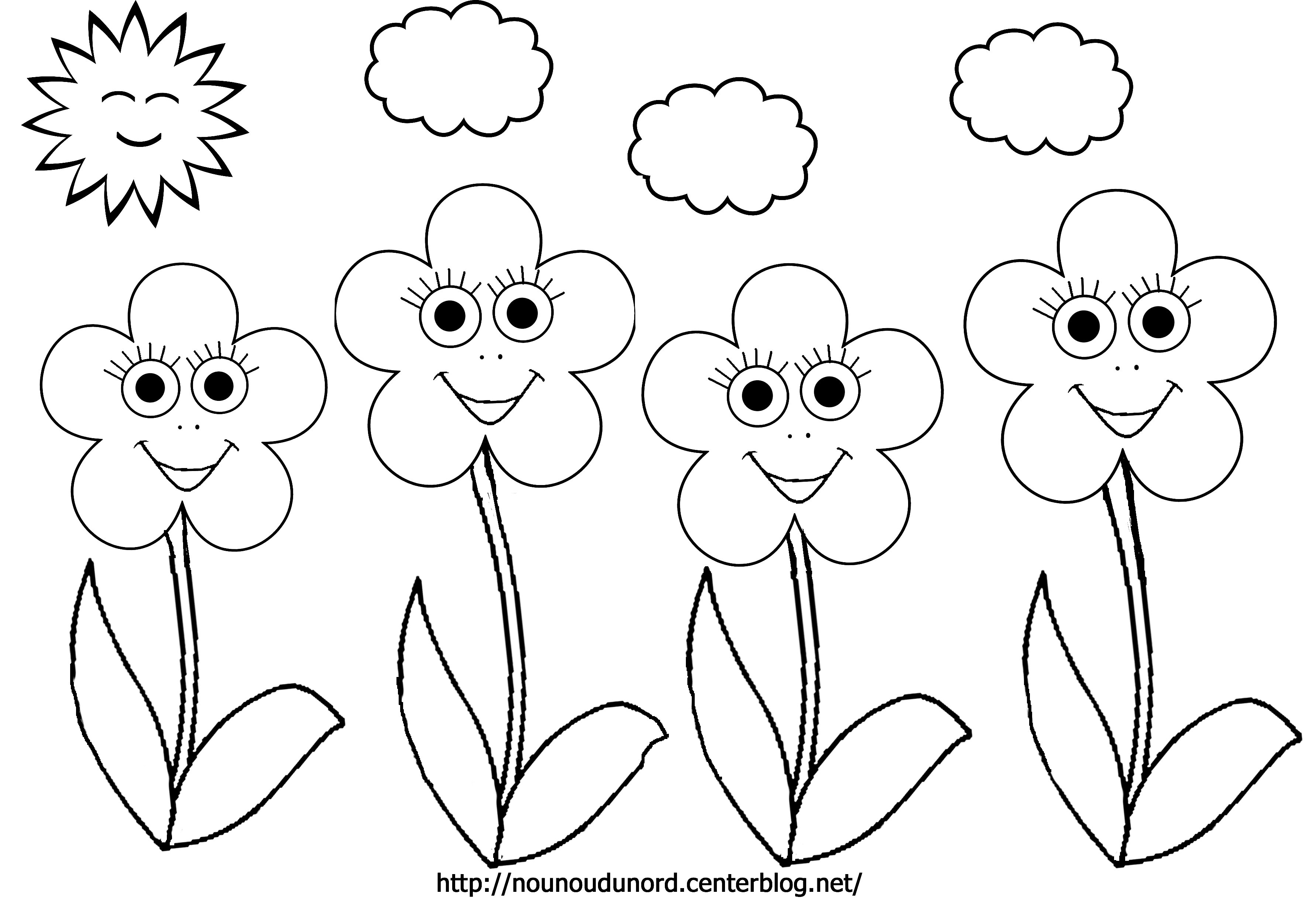 74 dessins de coloriage fleur à imprimer sur LaGuerche.com  Page 4