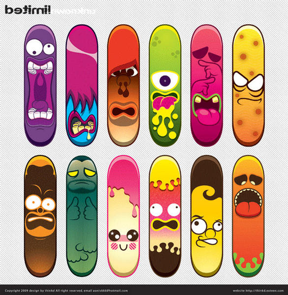 Collection of Skateboard Designs - XciteFun.net
