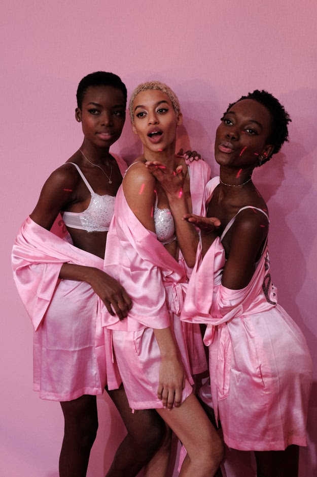 But she wasn't alone as other models of color, inspired by the Angolan trailblazer, also rocked their natural curls and coils.