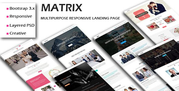EVOLVE - Multipurpose Responsive HTML Landing Pages - 3