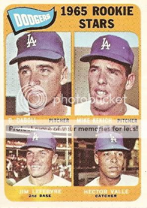 The Great 1965 Topps Project: #561 Dodgers Rookie Stars 