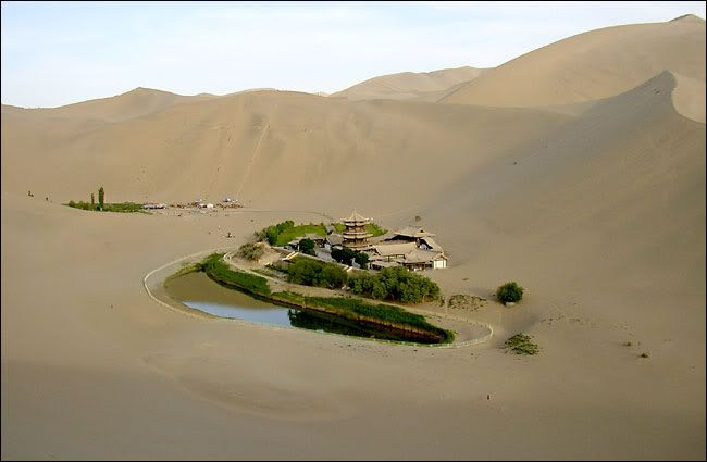 Dunhuang lac croissant
