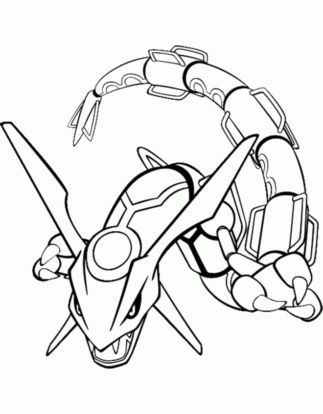  Pokemon Rayquaza Coloring Pages  Coloring  Home