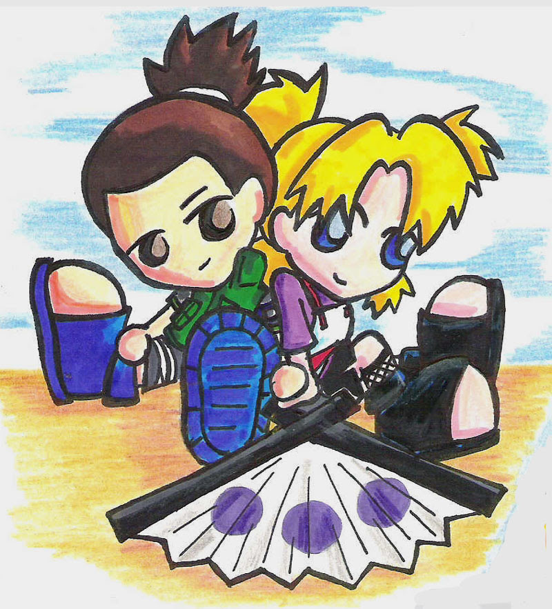 Shikamaru and Temari Manga Picture