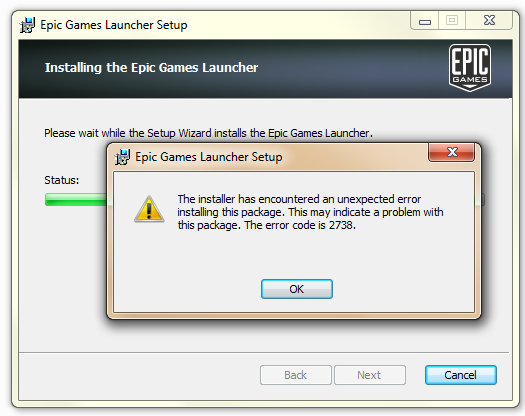 Installer Error Error Code 2738 Unreal Tournament Forums