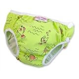 Imse Vimse Swim Diaper Green Fish Large