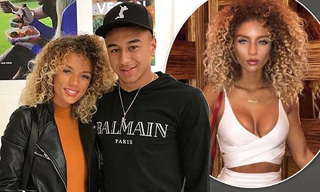 Manchester United's Jesse Lingard and girlfriend Jena ...