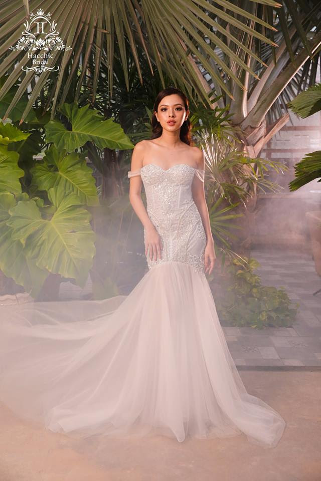 Tân Quán quân The Face 2017: Tú Hảo lạ lẫm trong váy cưới Hacchic Bridal - Ảnh 12.
