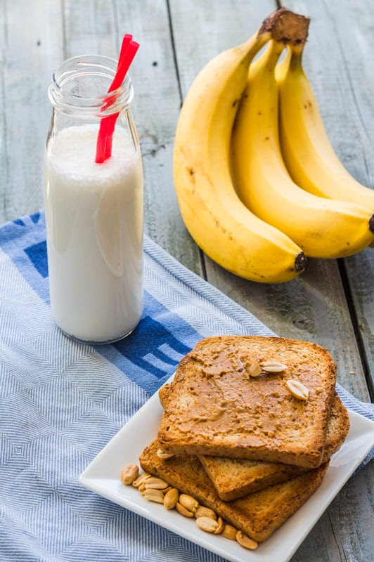 pb&b and milk