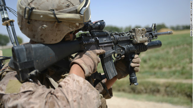 Desperate times: Marines told to 'save every round'