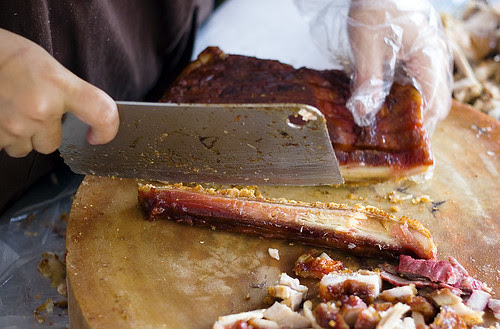  fourth dimension for about other petty local eating theatre process Bangkok Thailand Map; Restaurant Tip: Moo Grob Khun Yai