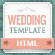 Wedding HTML template - ThemeForest Item for Sale
