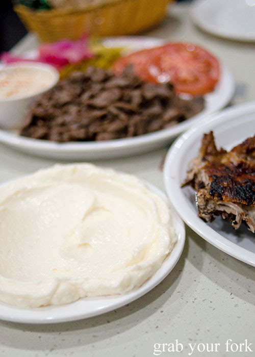 toum garlic sauce at el jannah lebanese charcoal bbq chicken punchbowl