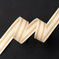 Hello Honey 5/8 Striped Cotton Ribbon by Stampin' Up!