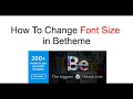 How To Change Font Size in Betheme | Wordpress Tutorial