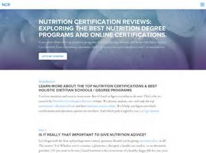 Nutritionist Degree