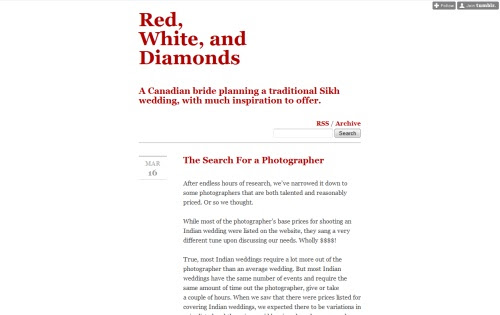 Red White and Diamonds