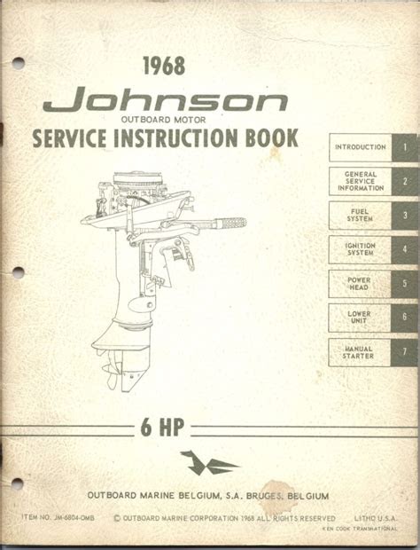 Download Johnson Outboard Manual Free