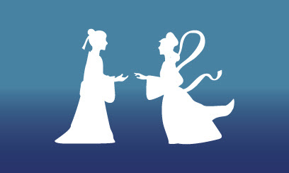 七夕 おりひめ ひこぼしシルエット Ec Design デザイン