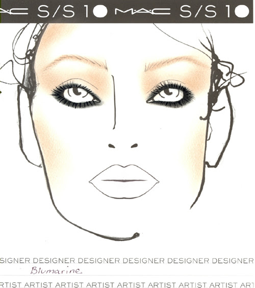 MAC Makeup Face Charts makeup face charts. MAC Makeup Face Charts