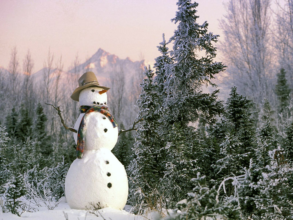 壁紙link 雪だるま Snowman