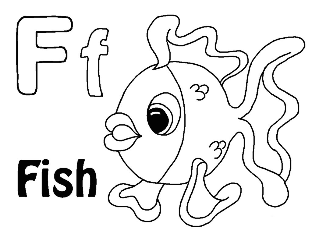 Letter F Coloring Page at GetColorings.com | Free ...