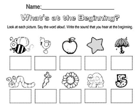 Nature provides a vast playground for young learners to explore and learn from. beginning sounds worksheet by megan harmon teachers pay teachers