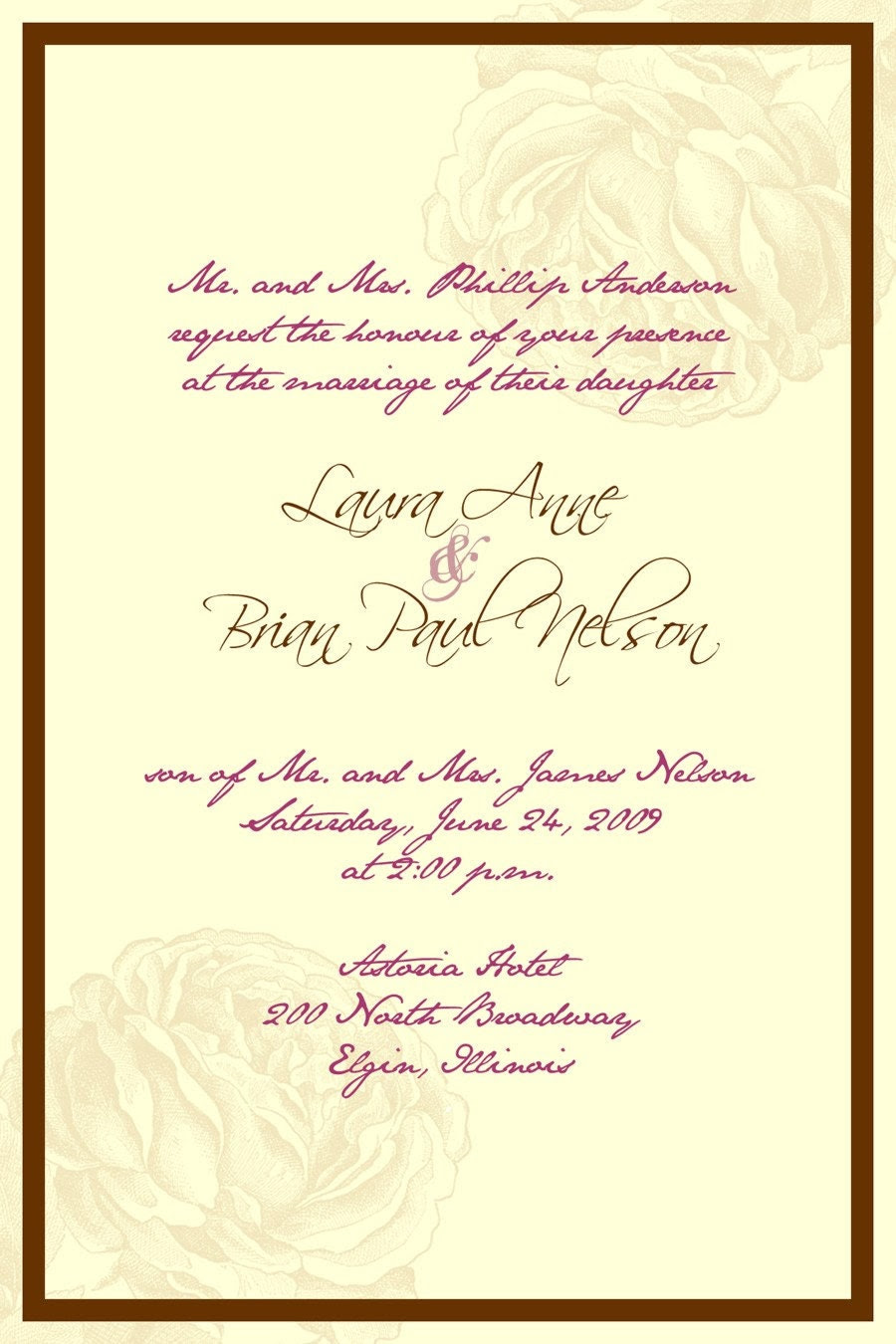 Wedding Invitation Wording