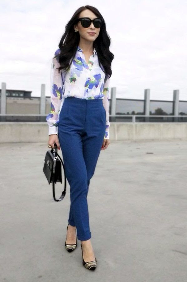 نتيجة بحث الصور عن ‪High waist pants outfits ideas 2017‬‏
