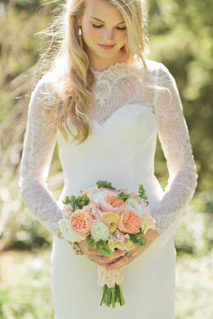 Long sleeve wedding dresses lace