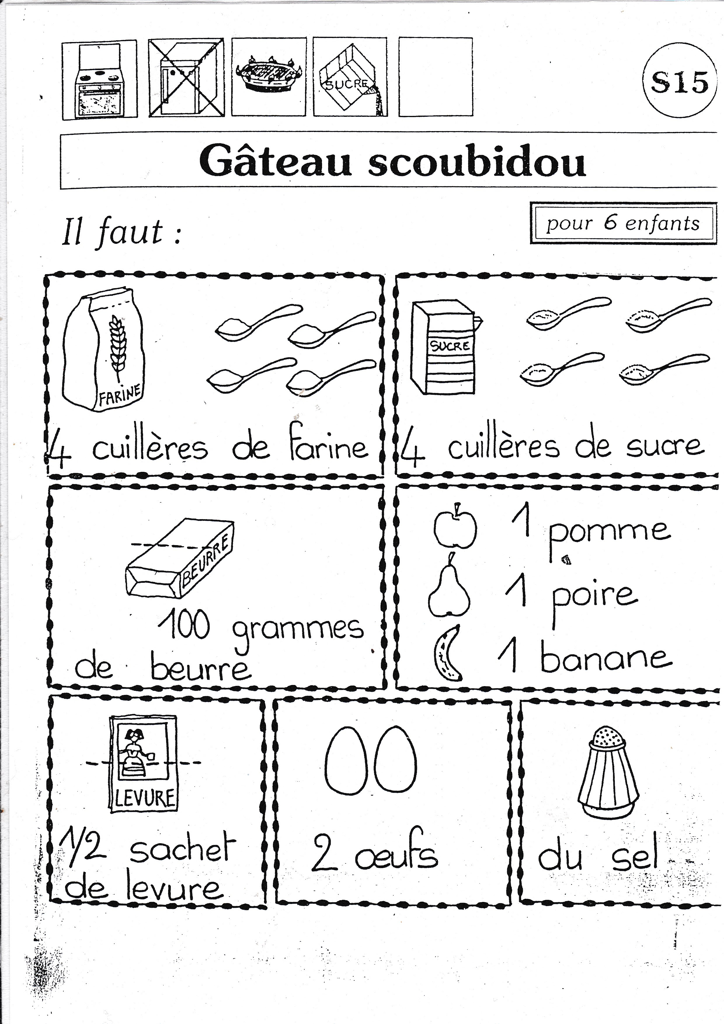 le gateau scoubidou a