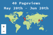 Locations of visitors to this page