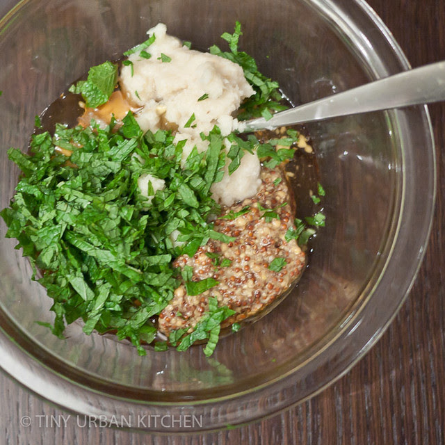 Horseradish Mustard Mint Sauce