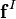 \mathbf{f}^I