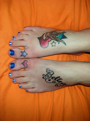 foot tattoos