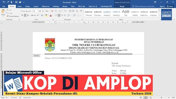 Contoh Kop Surat Dalam Bentuk Word - 31 Contoh Kop Surat Resmi Serta Tidak Resmi Yang Benar Portal Berita Sidoarjo / Dalam pembuatan kop surat ada beberapa hal yang perlu diperhatikan, diantaranya:
