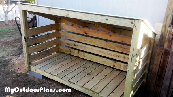 diy small firewood shed myoutdoorplans free