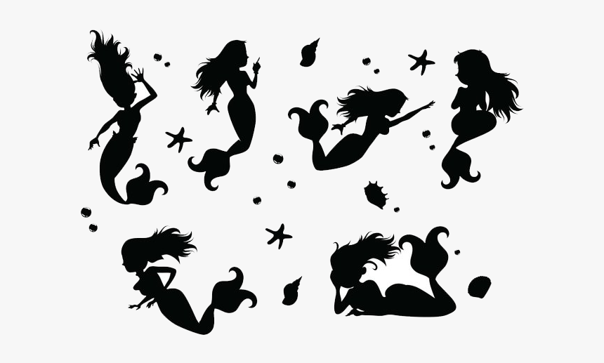 Download Free 217 Mermaid Svg Outline SVG PNG EPS DXF File for Cricut, Silhouette and Other Machine