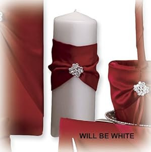 White Garbo Pillar Candle