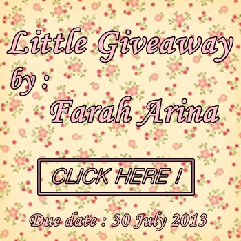 little giveaway by farah arina