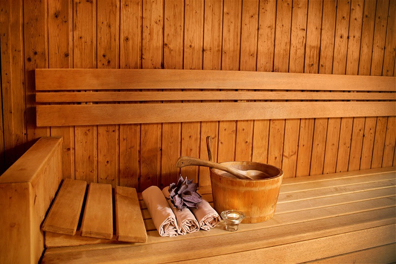 Image result for sweating to detox sauna images