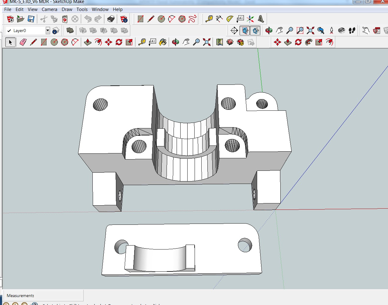 Quick Sketchup Export To Stl Help d V6 Mount Page 1 3d Modelling Scanning Design Soliforum 3d Printing Community