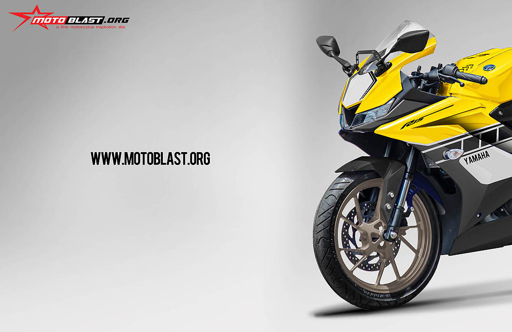 Modifikasi Striping Yamaha R15 V3 Livery 50th Anniversary 