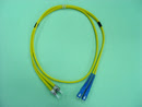 Singlemode Duplex 9/125um  SC-ST Fiber Optic Patchcord